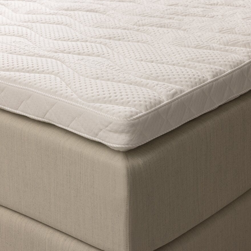 Jensen Sleep 3 hvit overmadrass 180x200